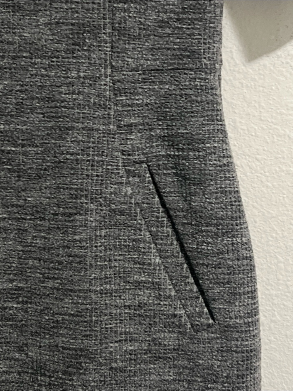 Lands' End‎ Heather Gray Midi Sheath Dress, Sizw 14T - Picture 6 of 8